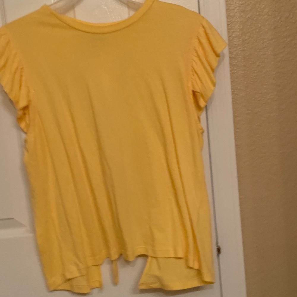 Open back shirt